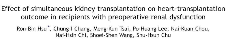Toplam 276 transplant hastası Serum kreatinin > 2 mg/dl Renal disfonksiyon Renal disfonksiyonu olan32 izole kalp transplantı ile 13 eş