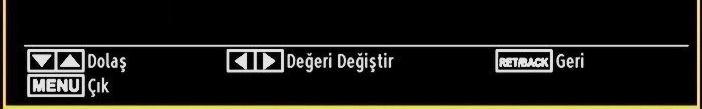 Not: VGA veya Ortam Tarayıcısı modunda ya da görüntü modu Oyun olarak ayarlandığında arka ışık etkinleştirilemez.