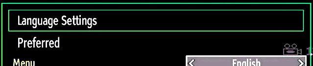 Subtitle: Sets the subtitle language. Selected language will be seen in subtitles. Teletext: Sets teletext language. Guide: Sets the preferred Guide language.