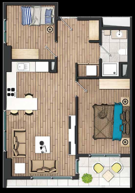 A-C 2+1 A-C LO TİP 2+1/ - Salon & Mutfak : 25,94 m² - Antre : 6,10 m² - : 3.88 m² - 1 : 12,92 m² - 2 : 8,85 m² - Çamaşır Nişi : 1,02 m² - alkon :7,30 m² 2 8,85 m² Antre 6,10 m² Çam.