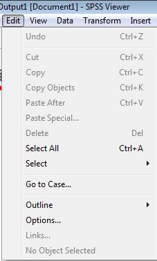 EDİT MENÜSÜ Data Editör penceresindeki Edit ana menüsünden farklı olarak aşağıdaki alt menüleri içerir. a) Copy object (nesne kopyalama): İmleç ile seçilen kısmı kopyalar.