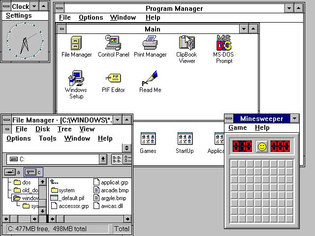 İşletim Sistemleri Microsoft (MS-DOS, Windows 3.