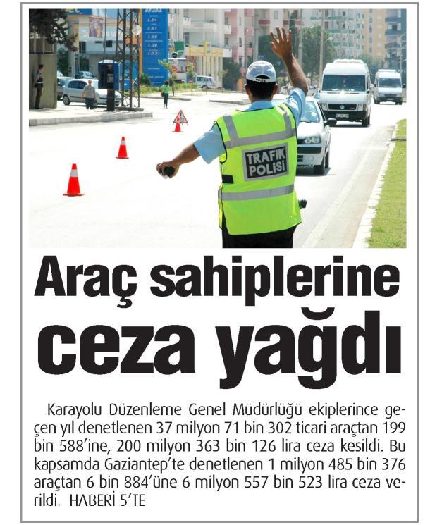 GAZİANTEP 27 Tarih : 19.01.