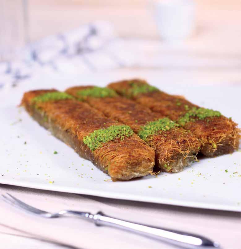 BAKLAVA BURMA KADAYIF Code: 011 Fıstıklı Burma Kadayıf With Pistachio 1/3 4