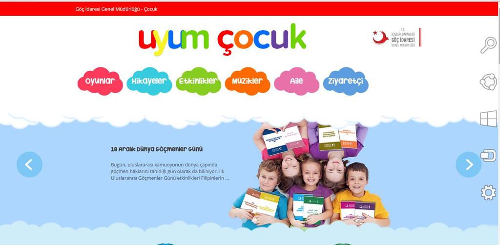 Çocuk Web Sitesi Çocuk Web Sitesi (www.uyumcocuk.gov.