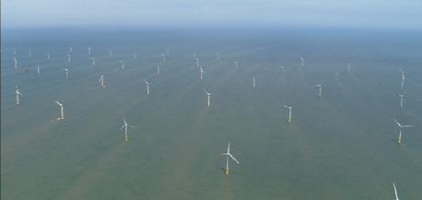 Thanet Rüzgar Tarlası 300 MW elektrik üretebilen rüzgar tarlası 200.
