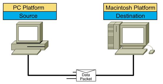 Kaynak, Hedef ve Veri Paketleri Source : Data transferinde verilerin alınacağı hizmet birimi