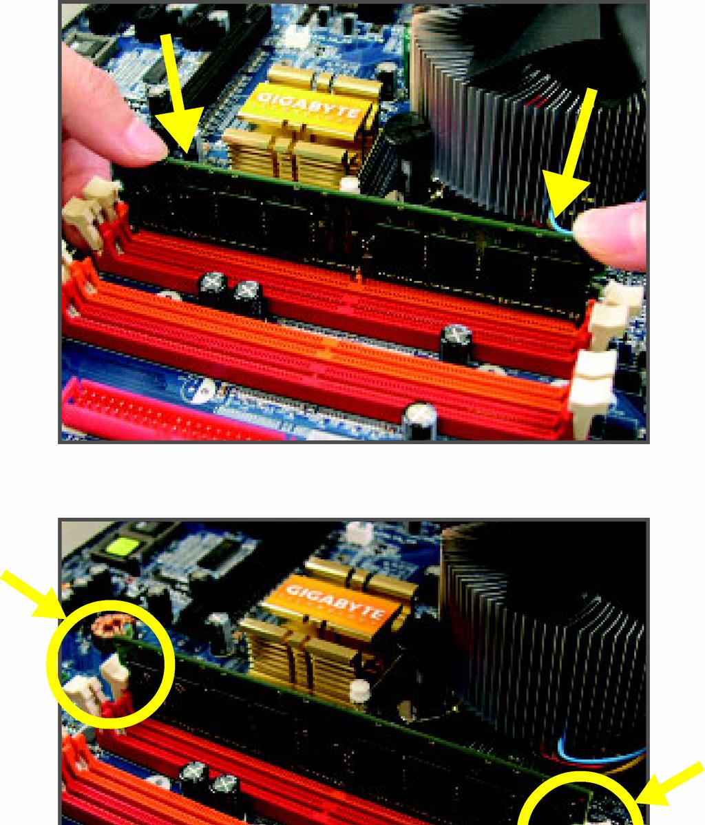 Çentik DDR2 bellek modülünde, sadece bir yönde takılabilmesini sağlayan bir çentik bulunmaktadır.