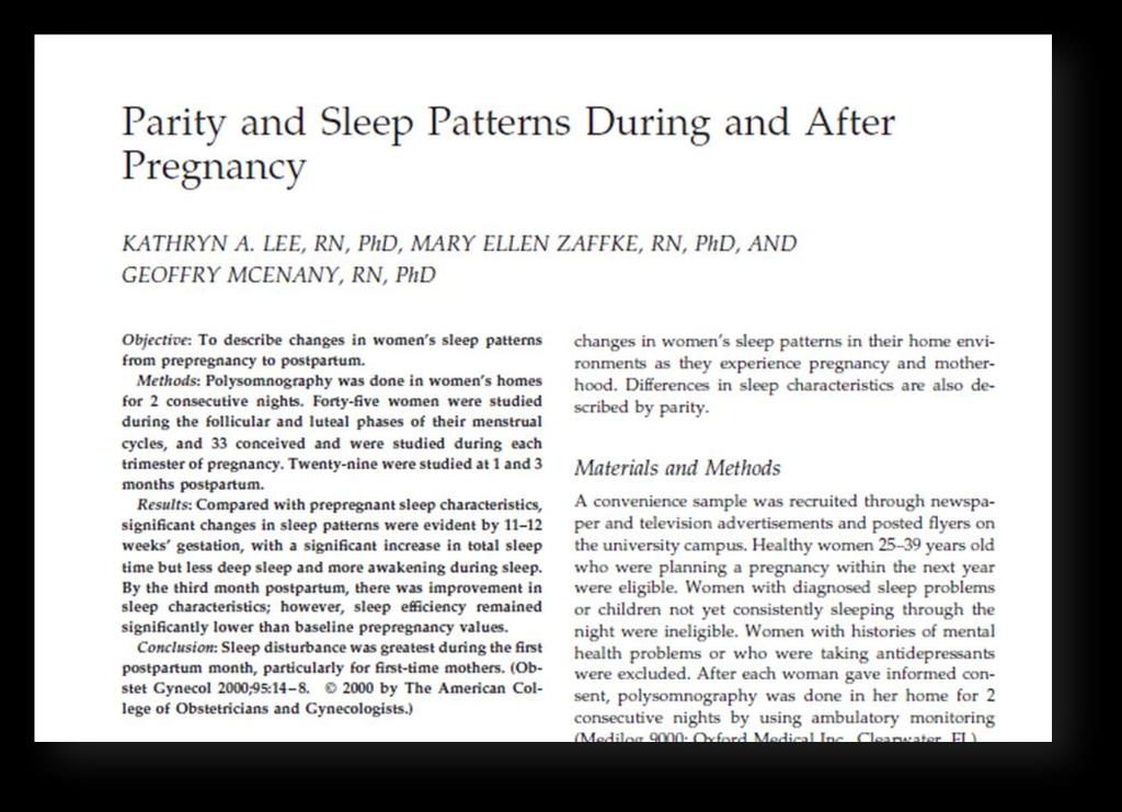 Lee et al Sleep and