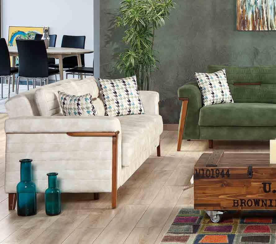 TETRA Designed for the lovers of comfort, The Tetra Sofa Set, which makes the style with the accommodating P-arm structure, Special with decorative woods reflecting the character and spirit of the