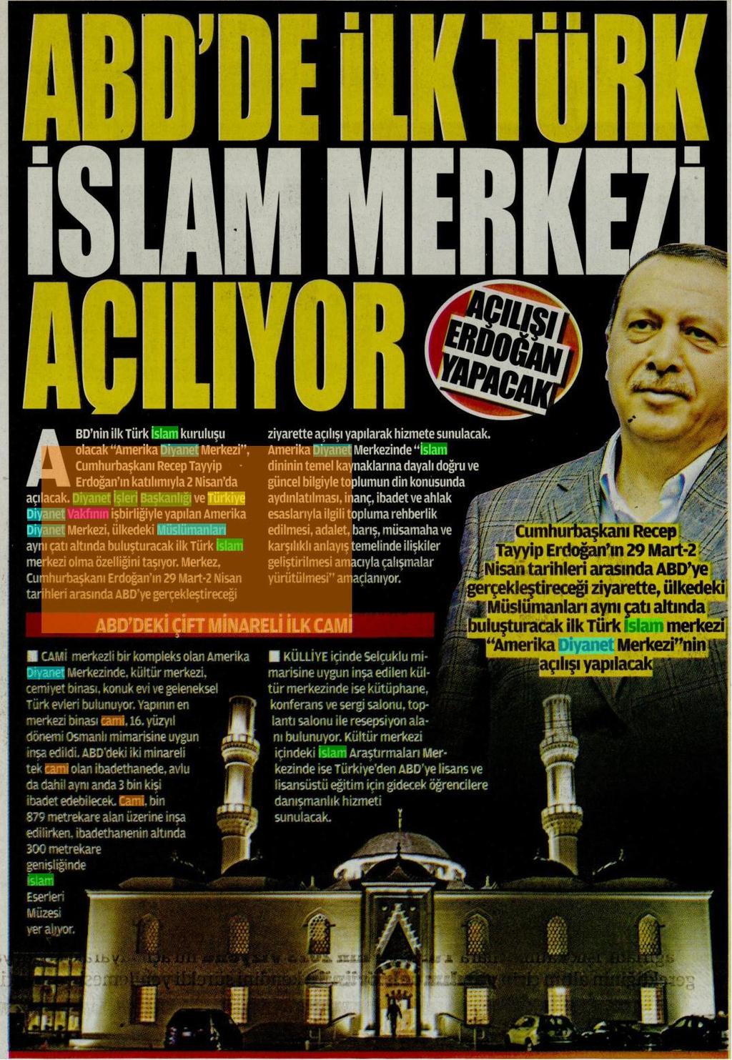 YENİ AKİT Tarih : 26.03.