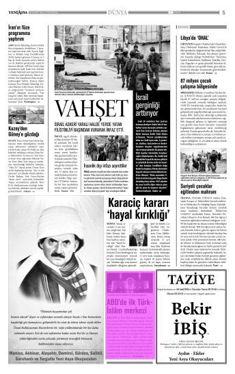Sayfa : 5 İSTANBUL Tiraj