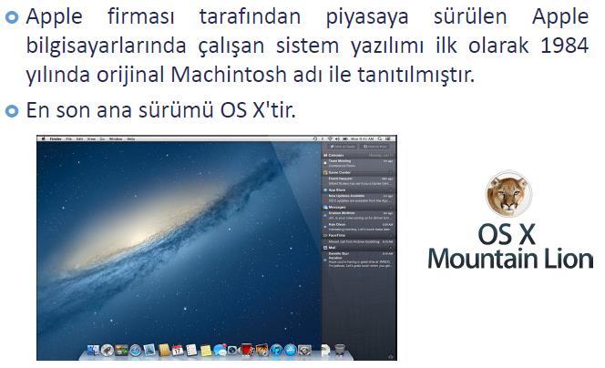 APPLE OS X (MAC