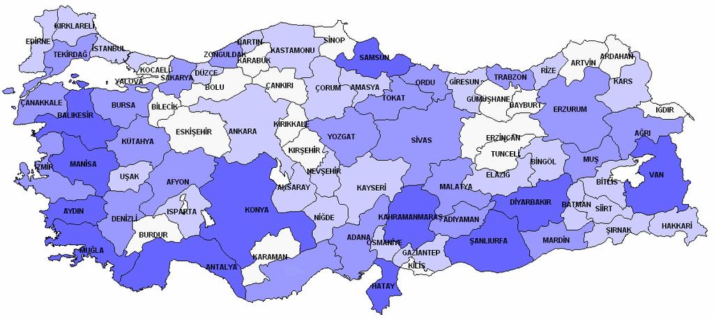 Kalkınma Ajansı Bölge planı ve TUİK Bölgesel Göstergeler incelenerek Balıkesir ilinin kır-kent, köy-şehir, ve sosyo-ekonomik durumu incelenmiştir.