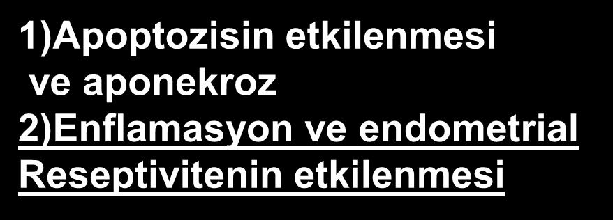 Reseptivitenin etkilenmesi Target 1 Target 2