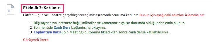 Etkinlik 1: Okuyunuz 14 Bu alanda ilgili haftada/ünitede okumanız gereken kaynak(lar) verilmekte ve bunları okurken dikkat etmeniz gereken noktalar açıklanmaktadır.