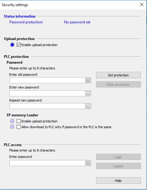 Plc programımızı şifrelemek için iki seçenek vardır. 1.seçenek Karşımıza böyle bir ekran çıkacaktır. Bu seçenek işaretlendiğinde PLC den program çekme tamamı ile engellenir.