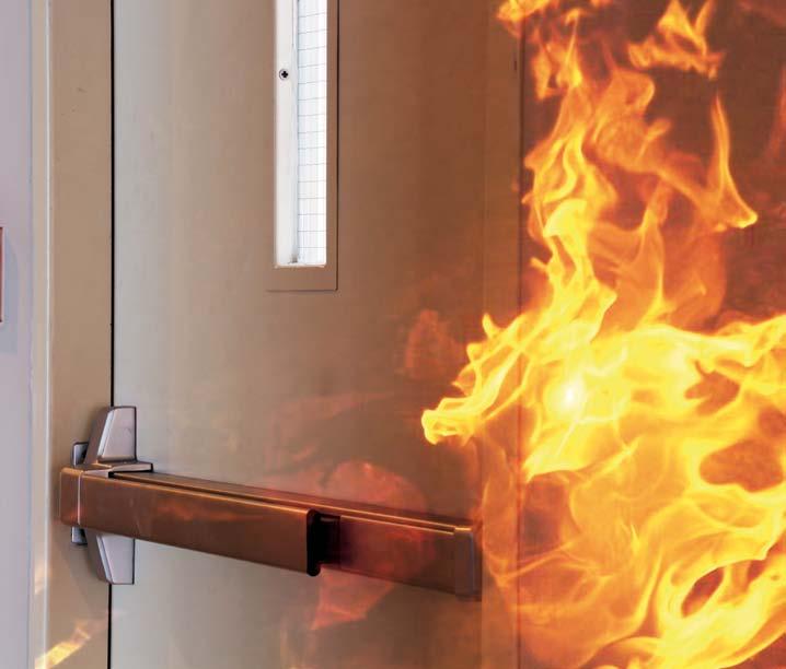 Çift kanat yangın kapılarında opsiyonel olarak aşağıdaki tiplerde tercih edilebilir.