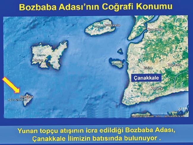 Yunan ASDEN (Adalar) Komutanlığı, 31 Mayıs tarihine denk düşürdü(!) Aghios Efstratios (Bozbaba) Adası ndaki tatbikatı.