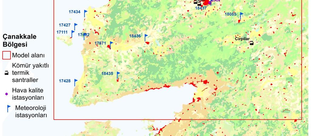 tarafından uzun mesafeli taşınımlar için önerilen Lagrangian bir dağılım modelidir. CALMET modülü ile yüksek seviye ve yüzey meteoroloji verileri kullanılarak rüzgar alanları oluşturulur.