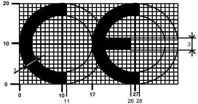 CE UYGUNLUK İŞARETİ A. CE uygunluk işareti aşağıdaki şekilde yer alan CE harflerinden oluşur: İşaretin küçültülmesi ya da büyütülmesi halinde, yukarıdaki ölçekli resimde verilen oranlara uyulmalıdır.