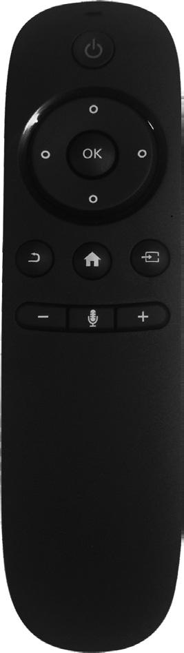 Remote Control 2 - Wireless Remote Controller 1. Standby: Quick Standby / Standby / On 2. Directional buttons 3. Back 4. Home 5. Volume - 6. Speech 7. Volume + 8. Menu 9.