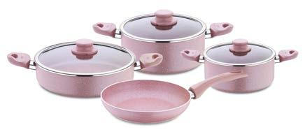 cembialetti.com Pink Stone 7 Parça Set hayatınızdan Lezzet eksik olmasın!