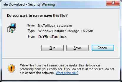 File Download-Security Warning mesajı görünürse, Run ı tıklayın. SSL iletişiminde Windows 7 ile erişirken ActiveX Control düzgün çalışmayabilir. bu durumda Internet Explorer ayarlarını değiştirin.