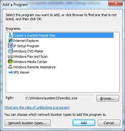 . 3 Allow a program or feature through Windows