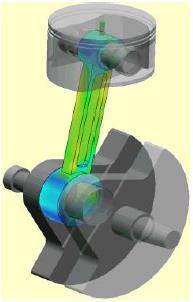 PİSTON BİYEL MEKANİZMASI Piston biyel mekanizması, yanma zamanında meydana gelen, yanmış gaz basıncını krank miline iletir.