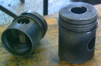 05 mm) normal boşluk olduğu için motor piston vuruntusu yapmadan çalışır. Pim yönünde 0.25 0.