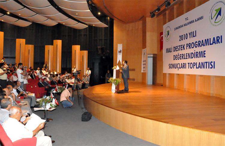 18 Temmuz 2011 Pazartesi günü saat 10:00 da, Mersin de Akdeniz İhracatçılar Birliği (AKİB) konferans salonunda 2010 yılı Mali Destek Programlarının değerlendirme sonuçlarının ilanı amacıyla bir