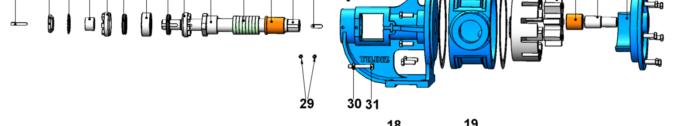 YEDEK PARÇA LİSTESİ AYAR SOMUNLU, YUMUŞAK SALMASTRALI VE CEKETLİ KÖRKAPAKLI/ SPARE PART LIST FOR PUMP WHICH WITH ADHUSTING NUT, PACKING AND JACKET BLIND COVER KAPLİN KAMA 8x7x50 AB COTTER 8x7x50 AB 7