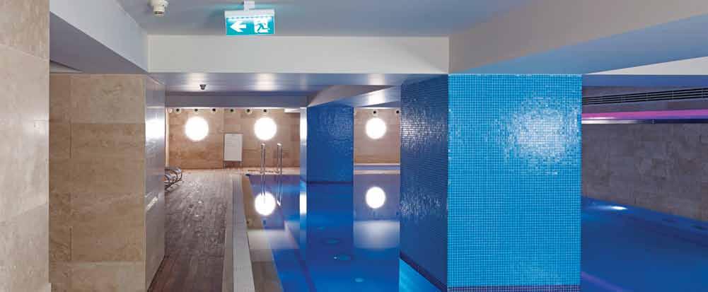 foyer area, baths, swimming pool and GYM