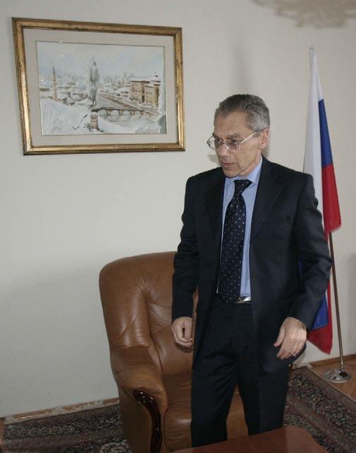 INTERVJU >>> Aleksandar Bocan-Harčenko, ambasador Ruske Federacije u BiH Rusija je spremna investirati u BiH nekoliko stotina miliona eura U projekt istraživanja naftnih zaliha ruske firme