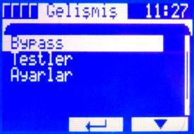 geldi" 8 "Akü düzeldi" 9 "Siren düzeldi" 10 "Bölge düzeldi (Bölge no)" 11 "Sistem resetlendi " 12 "Bypass oldu (Bölge no) " 13 "Akü zayıf" 14 "Sessize alındı" 15