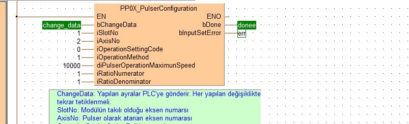 adım: Change butonu