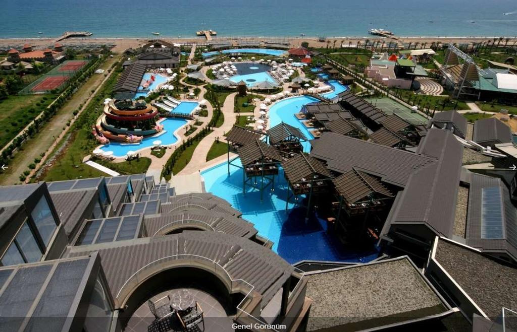 Otel Bilgisi Limak Lara De Luxe Otel Resort Şehrin merkezine yakın ve denize sıfır şekilde konumlanmış olan Limak Lara De Luxe Hotel & Resort, bölgenin en özel tesislerinden biridir.