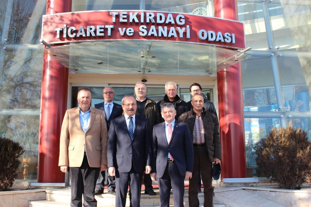 İL EMNİYET MÜDÜRÜ MUSTAFA AYDIN TEKİRDAĞ TSO YU ZİYARET ETTİ Tekirdağ İl Emniyet Müdürü Mustafa Aydın Tekirdağ Ticaret ve Sanayi Odası nı ziyaret etti.