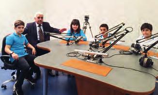 (Fotoğraf: 16) * Matematik öğretmenlerimiz Vügar Kerimov, Zakir İmanov ve Leyla Fetullayeva; Azerbaycan ın AZTV kanalında Eğitim-Öğretim konulu tv programına konuk oldular.