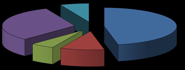 Milyon TL 2011 Mali Yılı Ayı Gerçekleşme Raporu 2011 ayı içindeki Giderlerinin oransal dağılımı aşağıdaki grafikte gösterilmiştir.