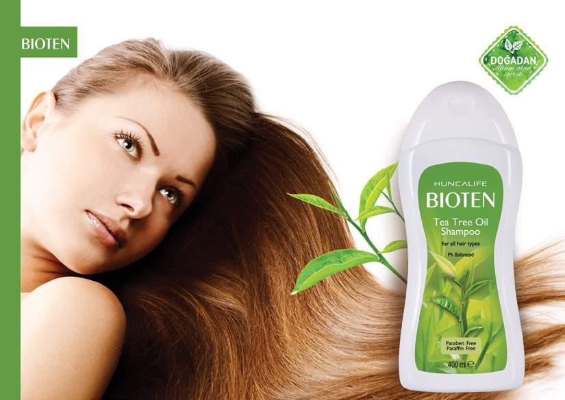 Her saçın ihtiyacı BIOTEN ile karşılanır! İçeriğindeki çay ağacı özü ile saçı onarırken, güçlenmesine yardımcı olur. Saçlarınızı derinlemesine temizler.