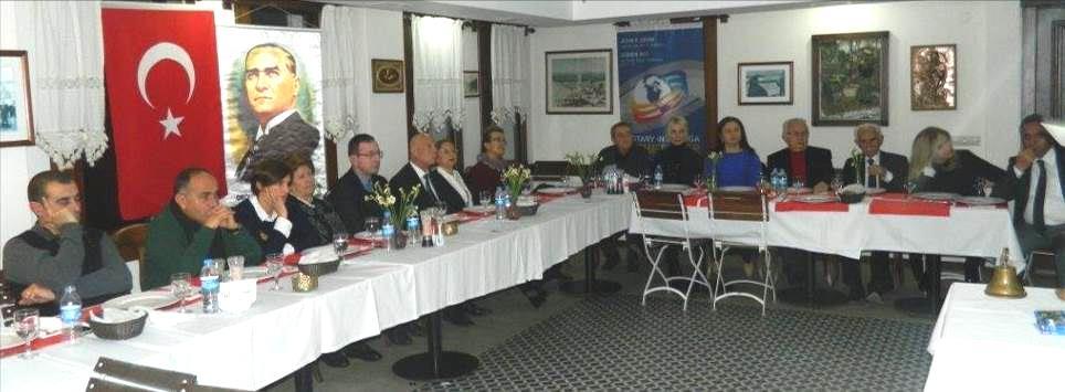 00 de İkizevler Restaurantta üyelerin ve Eşlerin katılımı ile yapıldı. Ordu Rotary Kulübü Başkanı Rtn.