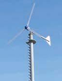 Domestik Rüzgar Türbinleri MONTANA ALIZE Kod Montana 5 kw Fiyat (Euro) W03000 5 m kanat çap nda maksimum 5 kw türbin - Montana 13448 W03010 fiebeke ba lant l inverter SMA 3000 Windyboy 6480 W03020