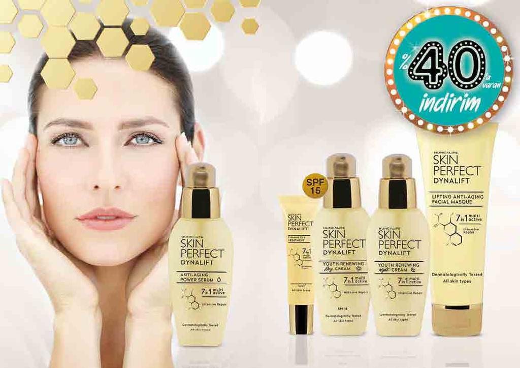 5 Yaş Üzeri Olgun Ciltler HuncaLife Skin Perfect Dynalift Güçlendirici Serum 5 ml. - 79 85,00 65,90 HuncaLife Skin Perfect Dynalift Düzgünleştirici Göz Kremi 5 ml.