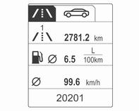 Göstergeler ve kumanda birimleri 135 seyir kilometre sayacı 2 ortalama tüketim 2 ortalama hız 2 sıfırlanabilir ve farklı sürücüler için farklı yol bilgileri göstermek mümkün olur.