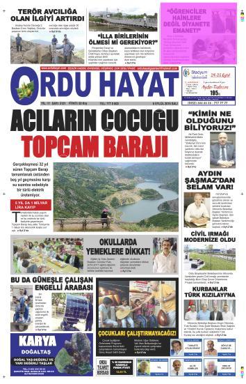 .. Sayfa : 1 ORDU Tiraj :