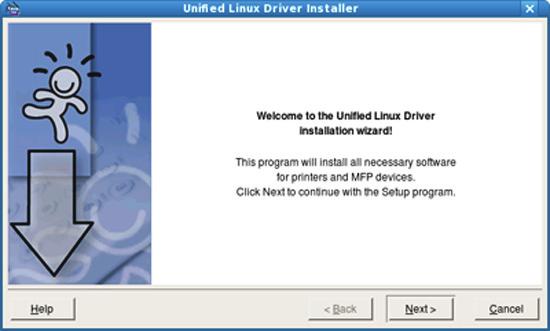 Linux Yazıcı yazılımını yüklemek için Samsung web sitesinden Linux yazılım paketlerini indirmeniz gerekir. Yazılımın yüklemek için aşağıdaki adımları uygulayın. Birleşik Linux Sürücüsü Yükleme 1.
