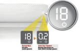gösterge Hızlı soğutma / Hızlı ısıtma Uyku modu Yıkanabilir toz filtresi Elektrik kesintilerinden sonra tekrar calışma Elektronik sıcaklık kontrolü (Micom Control) Sıcak