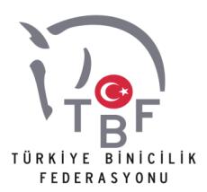 TÜRKİYE BİNİCİLİK FEDERASYONU 2016 YILI KAYA BABAN KIŞ LİGİ